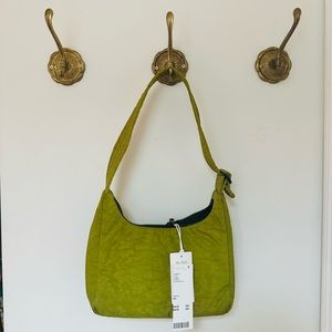 NWT Baggu Mini Nylon Shoulder Bag - Avocado